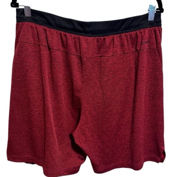 Adidas- Men's Aeroready Axis 2.0 Knit Textured Training Three Stripe Shorts, XL - Picture 6 of 9